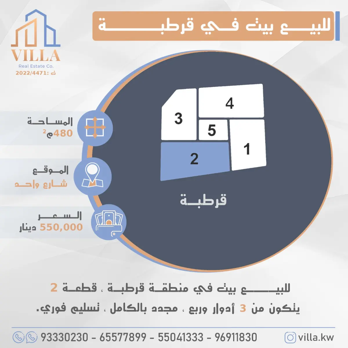للبيع بيت في قرطبة