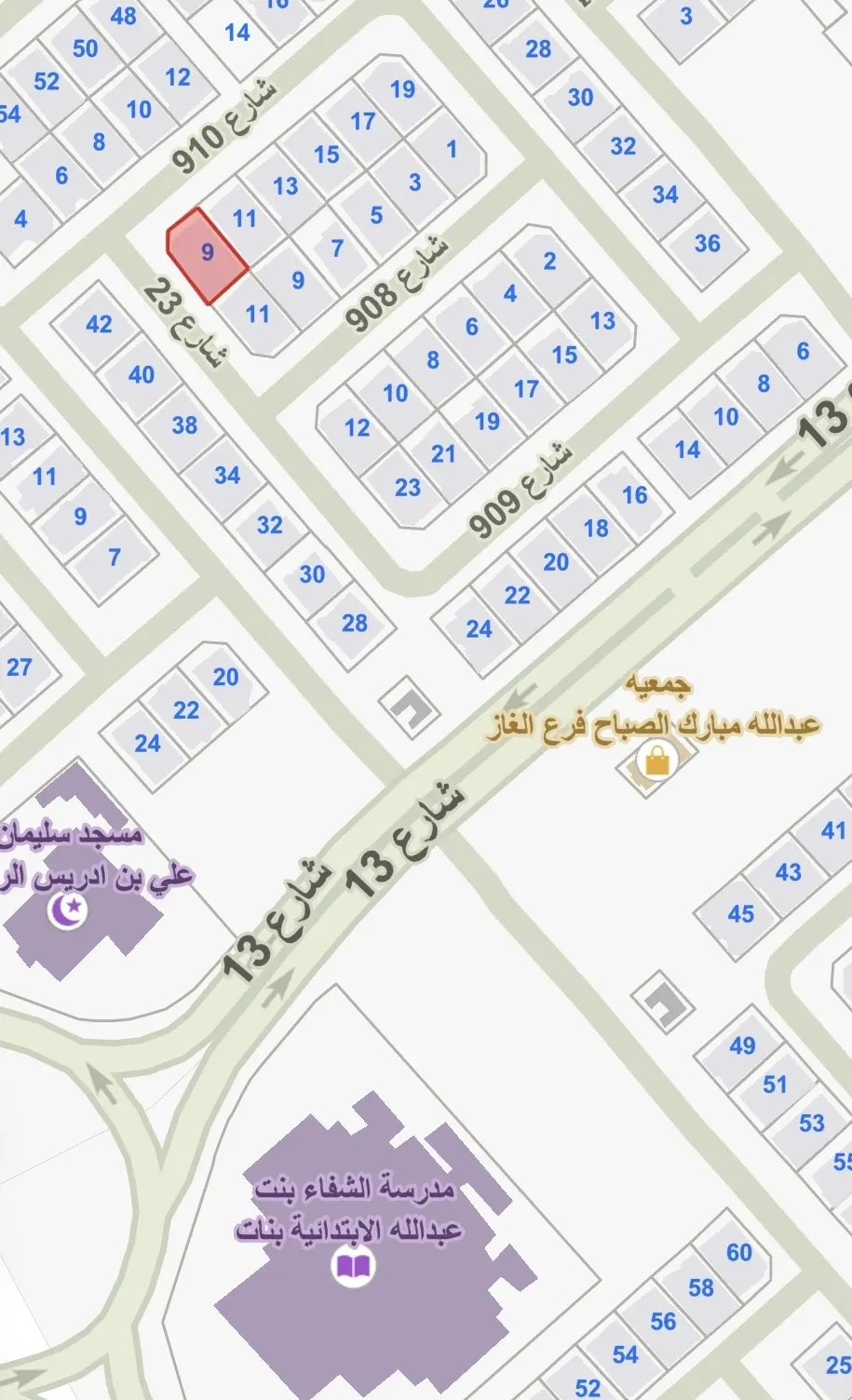 للبيع بيت في عبدالله المبارك - غرب جليب