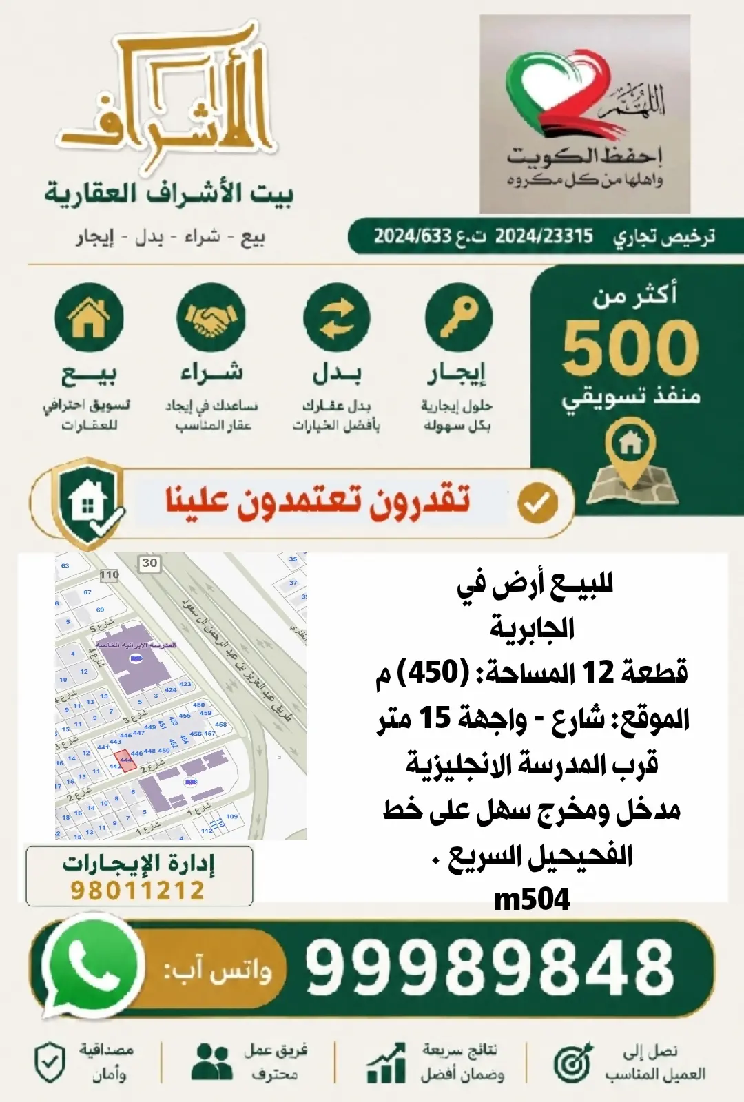 Sale Land in Jabriya