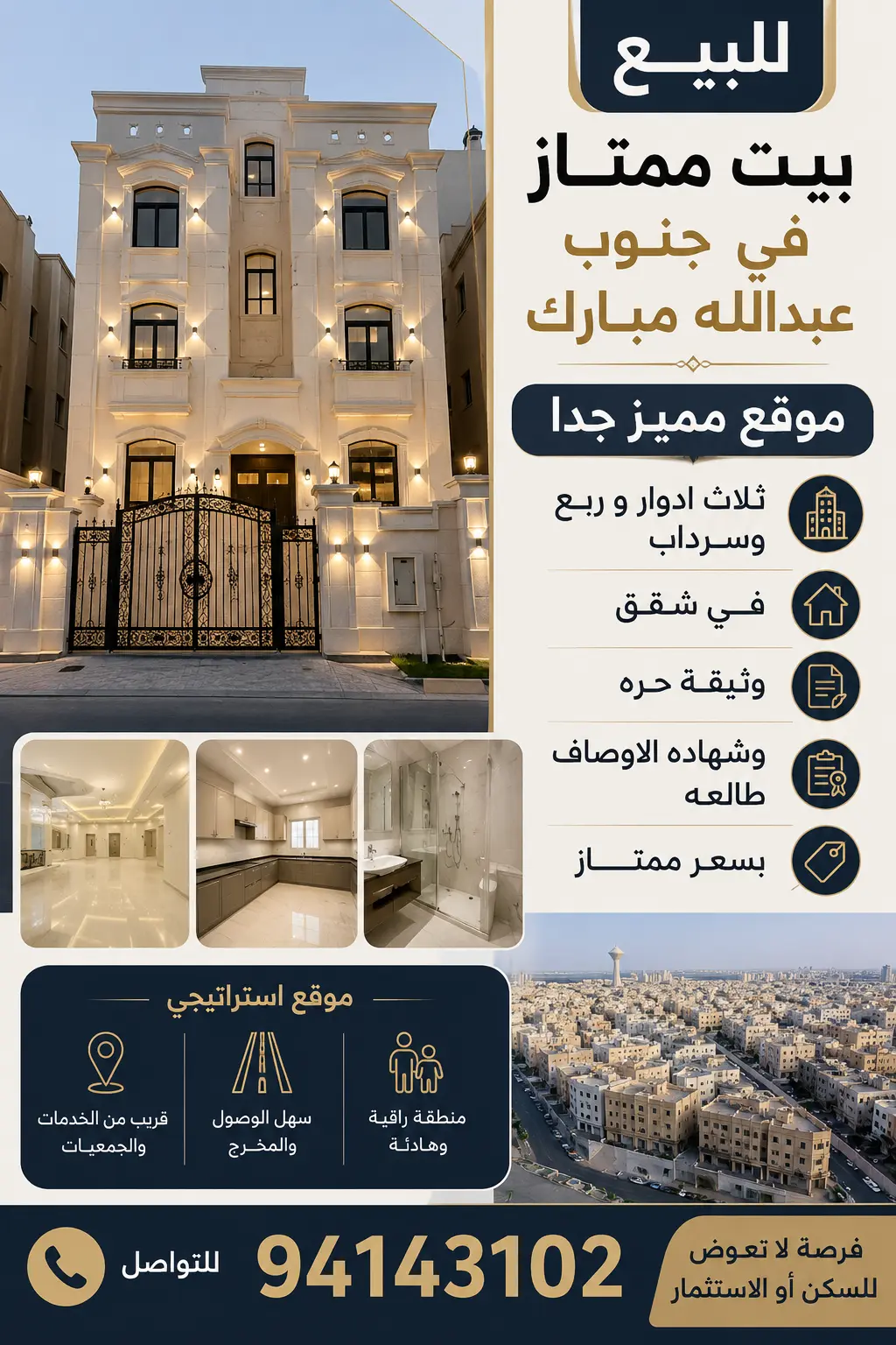 Sale House in South Abdullah Al-Mubarak
